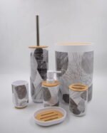 ⁦مجموعة إكسسوارات الحمام متكونة من 6 عناصر  BATHROOM⁩ - الصورة ⁦5⁩