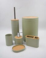 ⁦مجموعة إكسسوارات الحمام متكونة من 6 عناصر  BATHROOM⁩ - الصورة ⁦6⁩