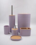 ⁦مجموعة إكسسوارات الحمام متكونة من 6 عناصر  BATHROOM⁩ - الصورة ⁦7⁩