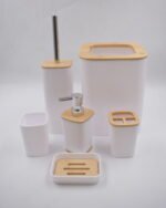 ⁦مجموعة إكسسوارات الحمام متكونة من 6 عناصر  BATHROOM⁩ - الصورة ⁦8⁩