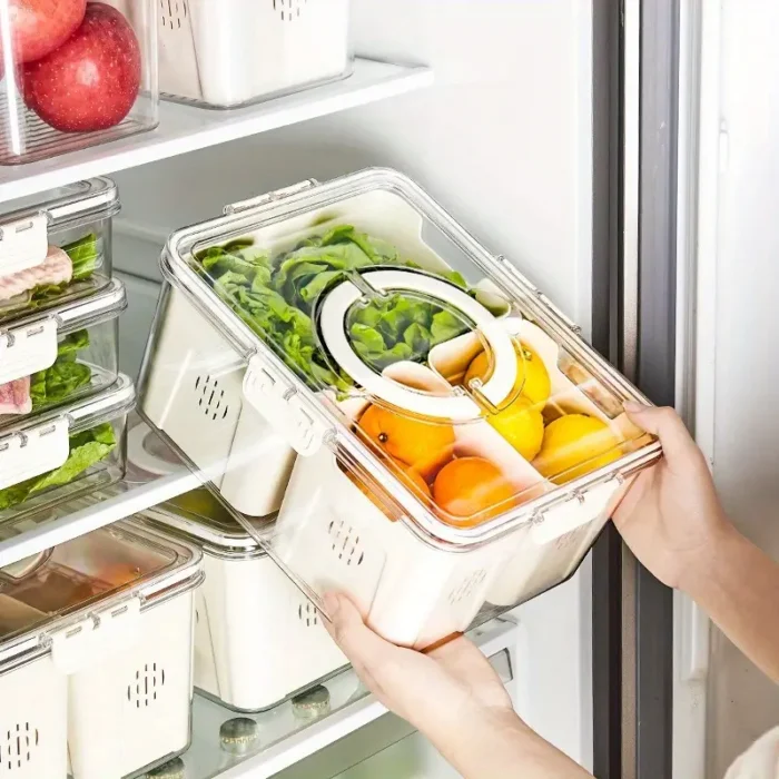 Boîtes fruits étanches avec poignées – frigo – Image 3