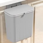Poubelle suspendue cuisine 12L – grise