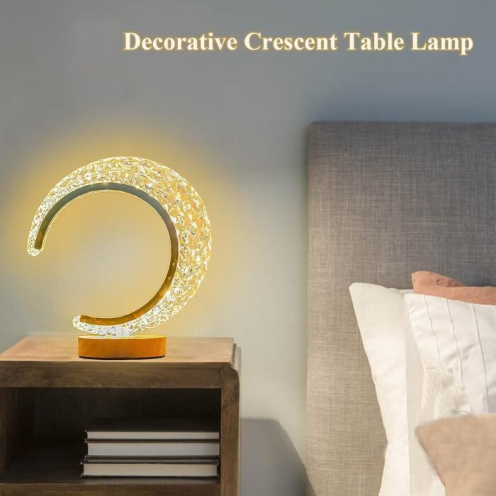 Lampe cristal en forme de lune – Image 2