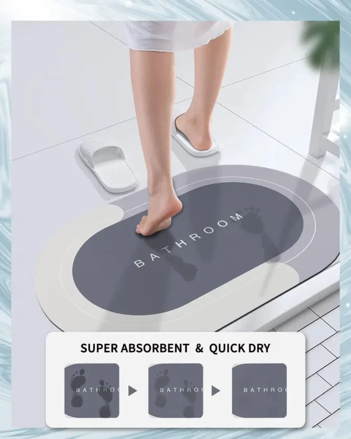 Tapis salle de bain grand – super absorbant antidérapant – Image 5