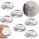 Butée de porte silicone transparente