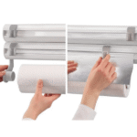 Distributeur essuie-tout plastique/aluminium