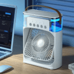 Ventilateur + clim + diffuseur + parfum – 4en1