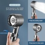 Douchette WC avec brosse silicone