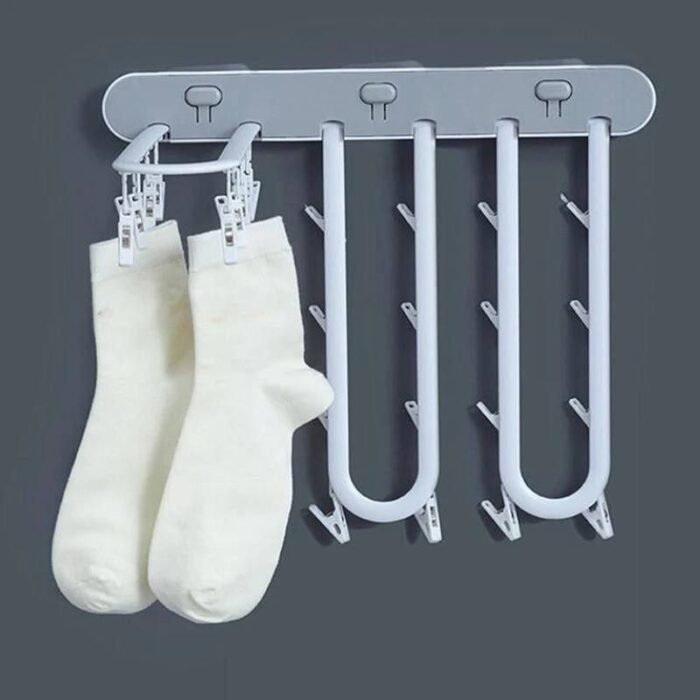 Étendoir linge pliable multi-pinces – Image 2
