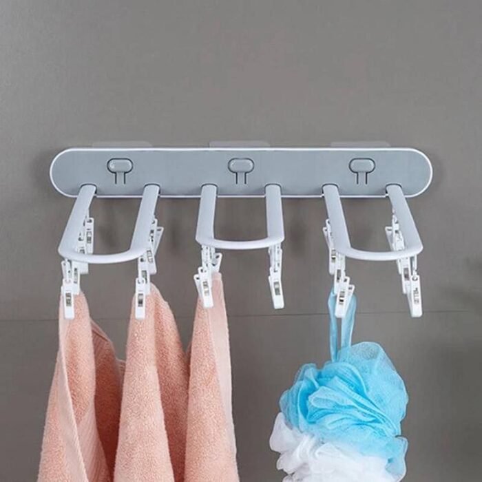 Étendoir linge pliable multi-pinces – Image 4