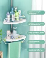 Étagère douche 4 niveaux – Image 5