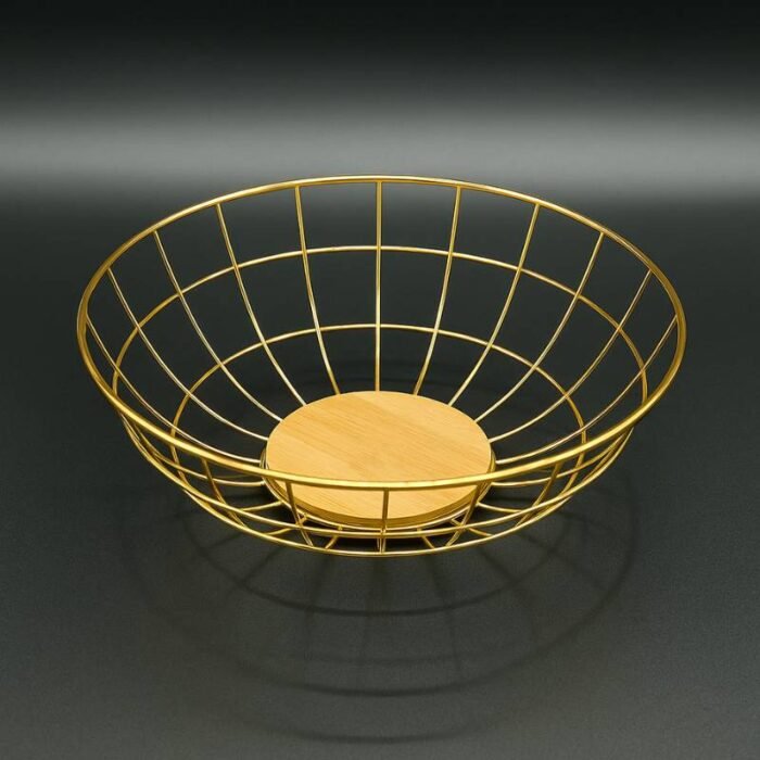 Corbeille a fruits en métal – Design aéré et moderne – Image 2