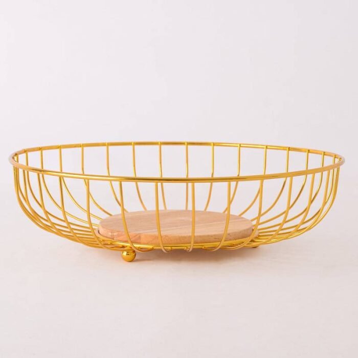 Corbeille a fruits en métal – Design aéré et moderne – Image 3