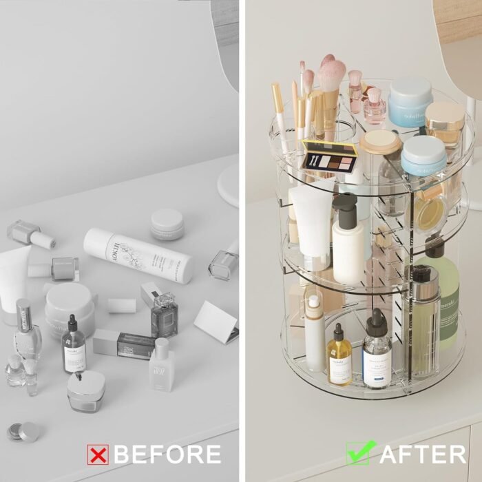 Rangement Maquillage Rotatif 360 – Image 4