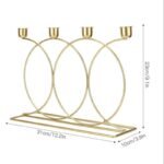 Porte bougie décoratif – Style contemporain en métal – Image 3