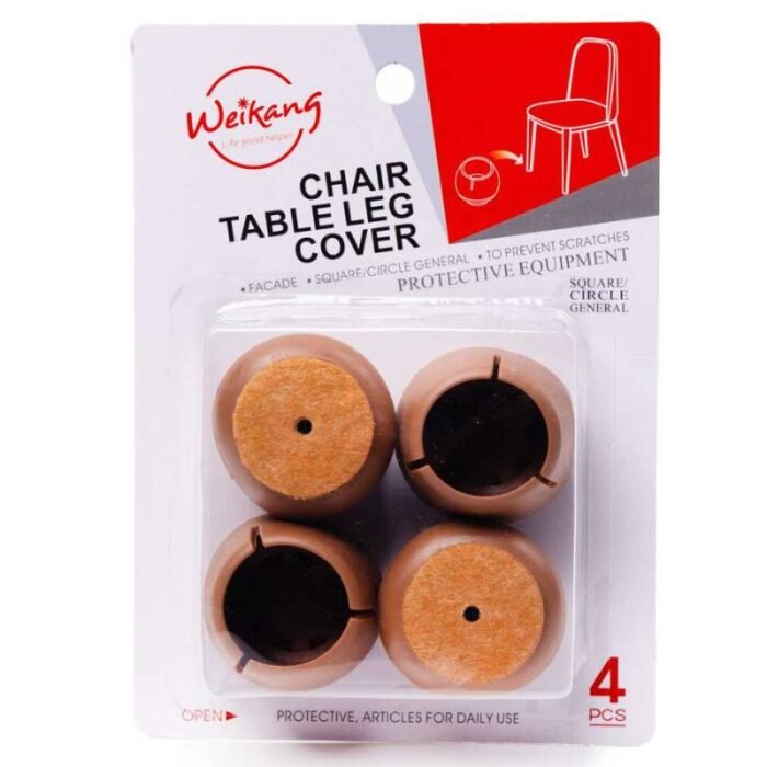 Protection Pied de Chaise – Embouts Antidérapants en Silicone avec Feutre Intégré – Image 3