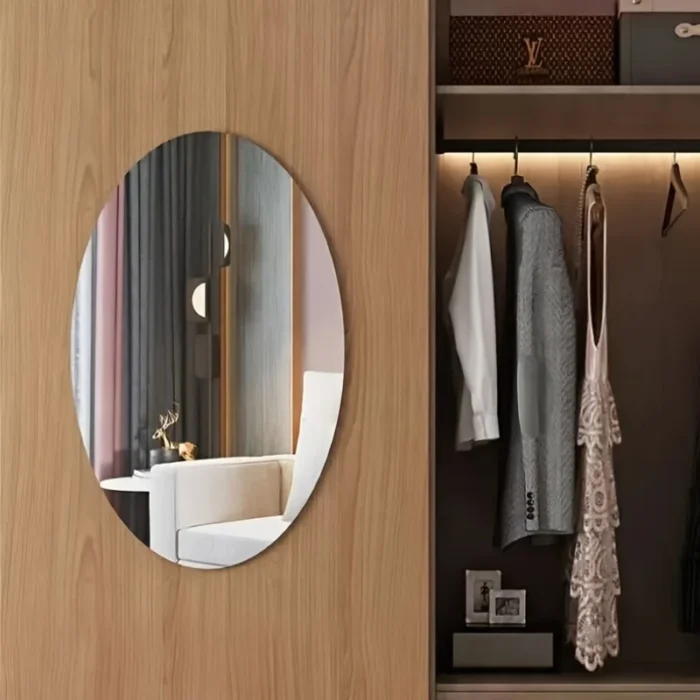 miroir adhesif flexible oval – Image 2