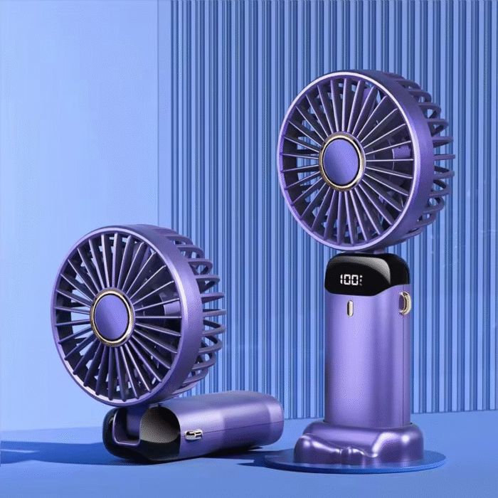 Mini Ventilateur Portable Rechargeable – 3 Vitesses – USB – Image 3