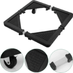 ⁦قاعدة متحركة للثلاجة وآلة الغسيل – بعجلات قوية وقابلة للتعديل⁩ - الصورة ⁦5⁩