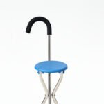 ⁦عكاز للمشي مع مقعد قابل للطي – 2 في 1 عملي ومريح⁩ - الصورة ⁦5⁩