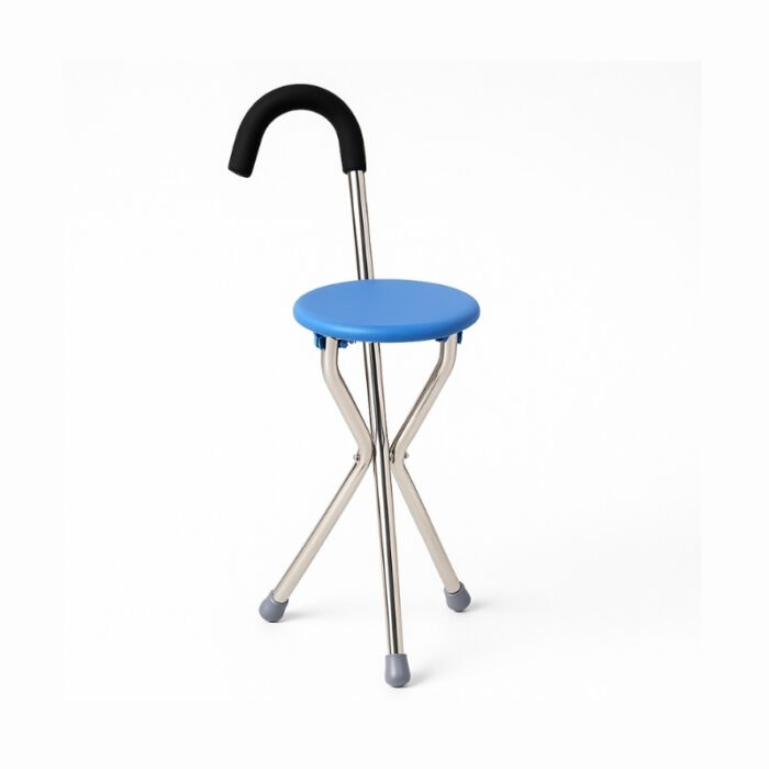 Canne de Marche avec Siège Pliable – 2 en 1 Pratique et Confortable – Image 4