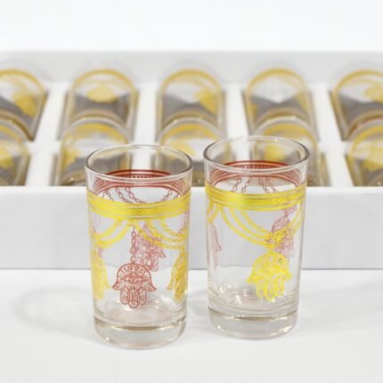 12 Verres à Thé Marocains