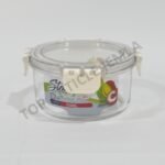 ⁦طقم 4 علب حفظ الطعام مستديرة – زجاج بغطاء محكم – من 120 مل إلى 5700 مل⁩ - الصورة ⁦5⁩