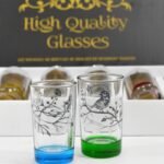 طقم 12 كأس شاي مغربي