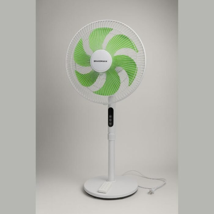 Ventilateur sur pied 41 cm silencieux avec télécommande – 6 pales, 9 vitesses, oscillation automatique – Image 4