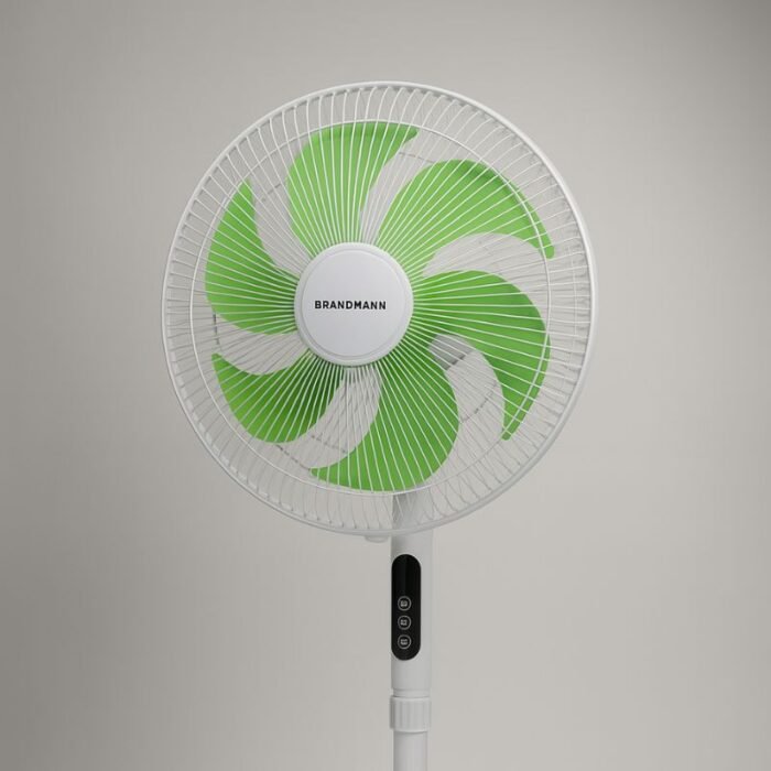 Ventilateur sur pied 41 cm silencieux avec télécommande – 6 pales, 9 vitesses, oscillation automatique – Image 3